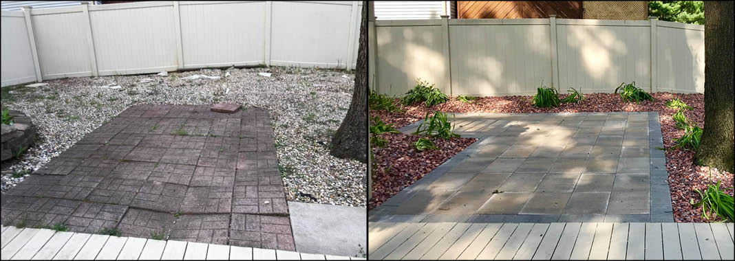 brick paver patio installation michigan city indiana 46360